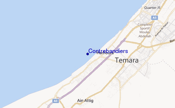 mappa di localizzazione di Contrebandiers