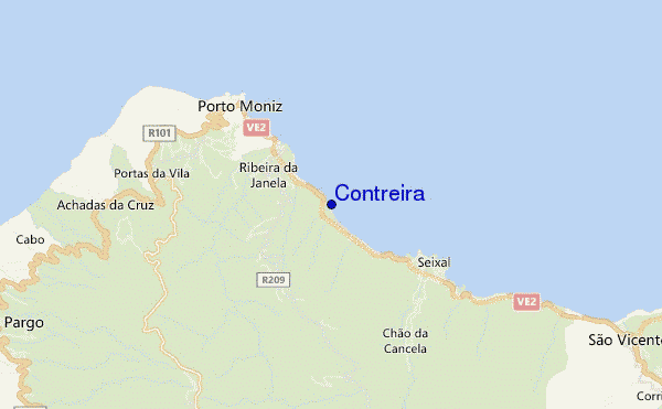 mappa di localizzazione di Contreira