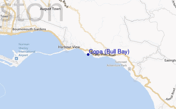 mappa di localizzazione di Copa (Bull Bay)