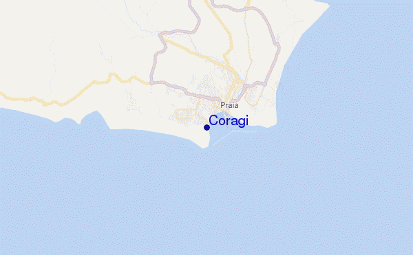 mappa di localizzazione di Coragi