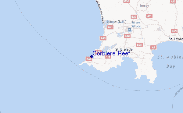 mappa di localizzazione di Corbiere Reef