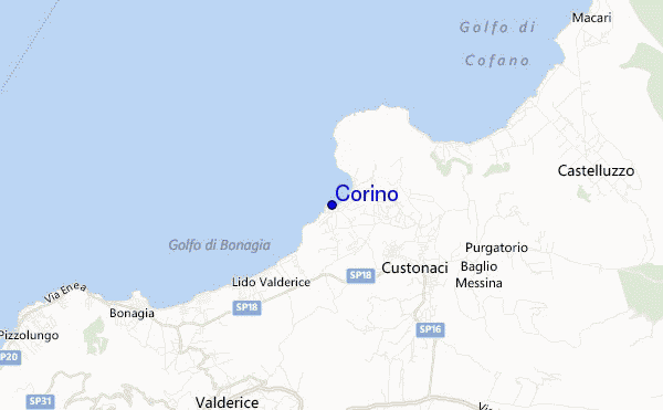 mappa di localizzazione di Corino