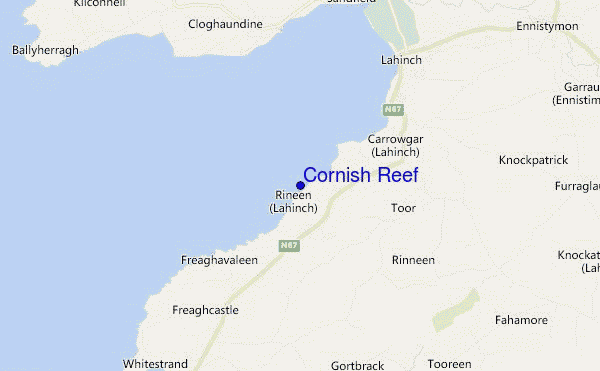 mappa di localizzazione di Cornish Reef