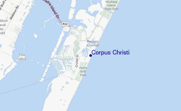 mappa di localizzazione di Corpus Christi