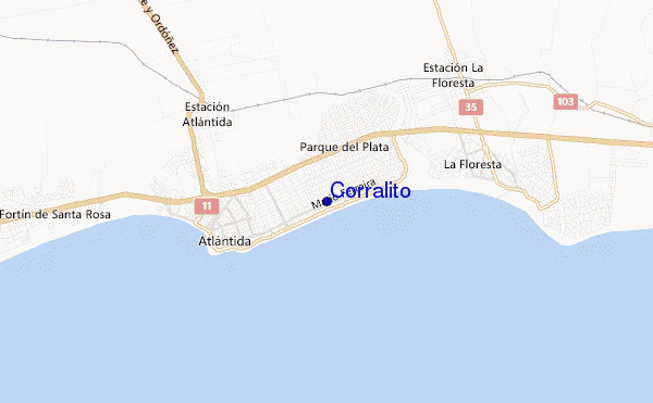 mappa di localizzazione di Corralito