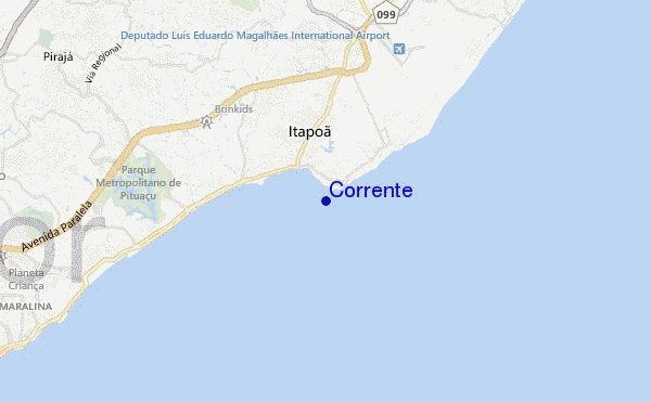 mappa di localizzazione di Corrente