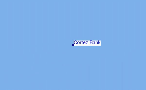 mappa di localizzazione di Cortez Bank