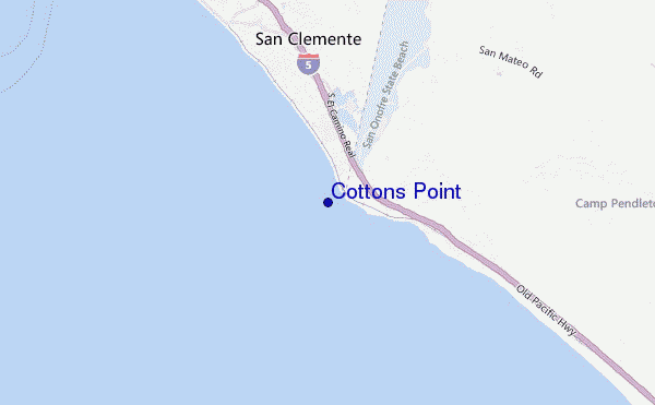 mappa di localizzazione di Cottons Point