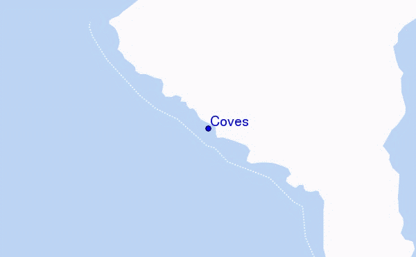 mappa di localizzazione di Coves