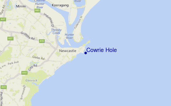 mappa di localizzazione di Cowrie Hole