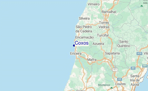Coxos Location Map