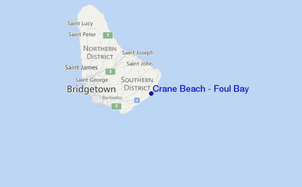 Crane Beach / Foul Bay Location Map