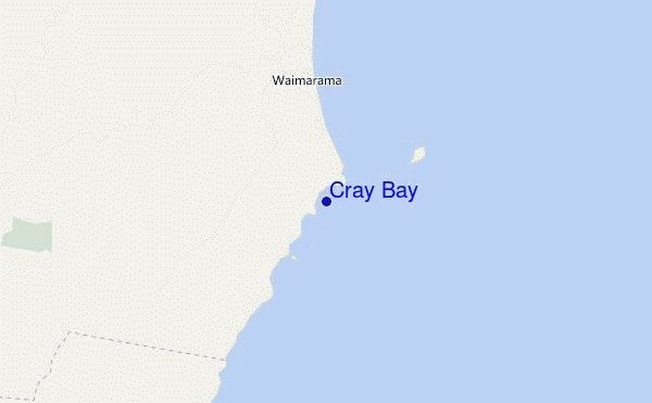 mappa di localizzazione di Cray Bay