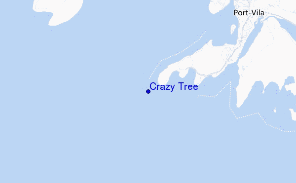 mappa di localizzazione di Crazy Tree