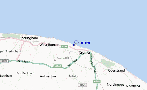 mappa di localizzazione di Cromer
