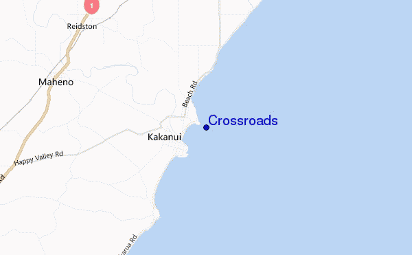mappa di localizzazione di Crossroads