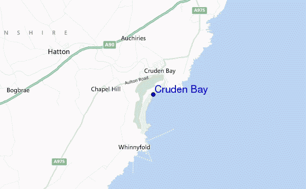 mappa di localizzazione di Cruden Bay
