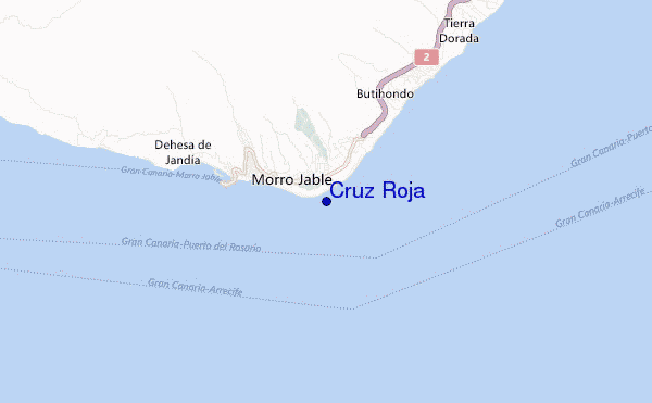 mappa di localizzazione di Cruz Roja