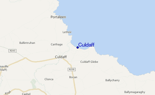 mappa di localizzazione di Culdaff