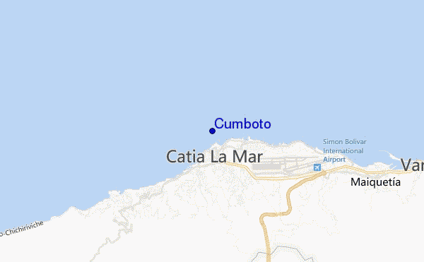 mappa di localizzazione di Cumboto