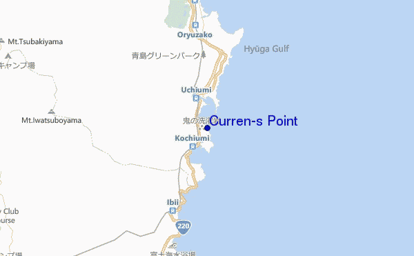 mappa di localizzazione di Curren's Point