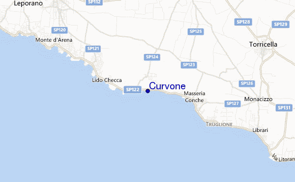 mappa di localizzazione di Curvone