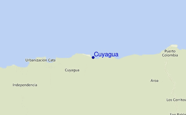 mappa di localizzazione di Cuyagua