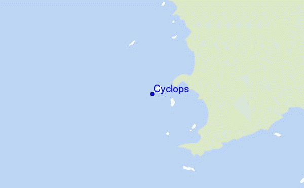 mappa di localizzazione di Cyclops