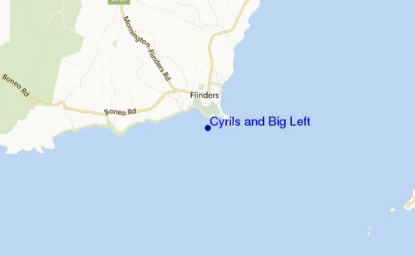 mappa di localizzazione di Cyrils and Big Left