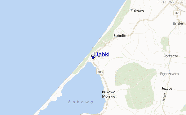 mappa di localizzazione di Dabki