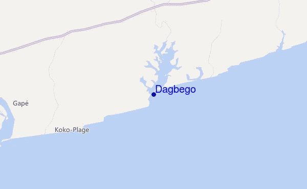 mappa di localizzazione di Dagbego