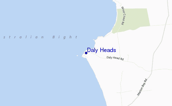 mappa di localizzazione di Daly Heads