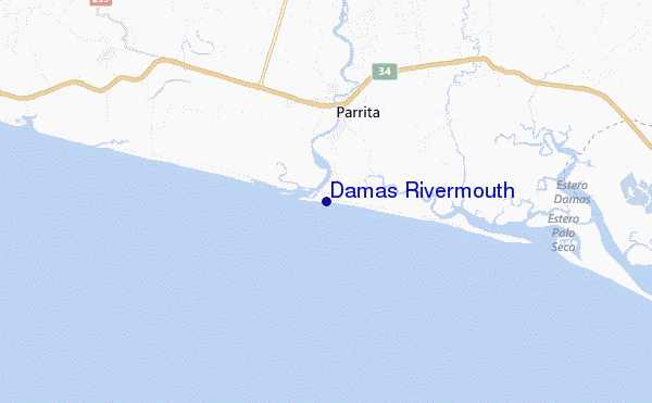 mappa di localizzazione di Damas Rivermouth