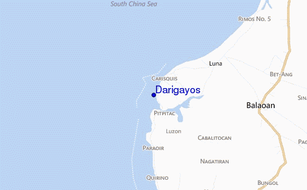 mappa di localizzazione di Darigayos