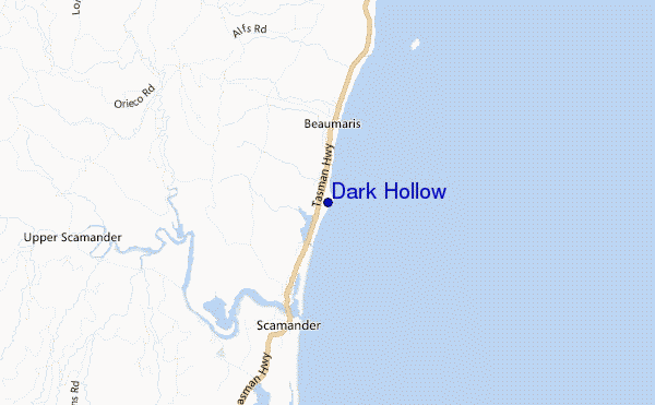 mappa di localizzazione di Dark Hollow