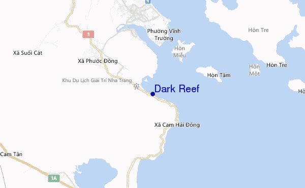 mappa di localizzazione di Dark Reef