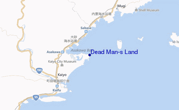 mappa di localizzazione di Dead Man's Land