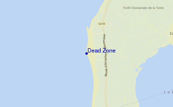 mappa di localizzazione di Dead Zone