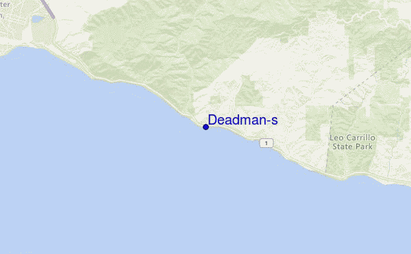 mappa di localizzazione di Deadman's