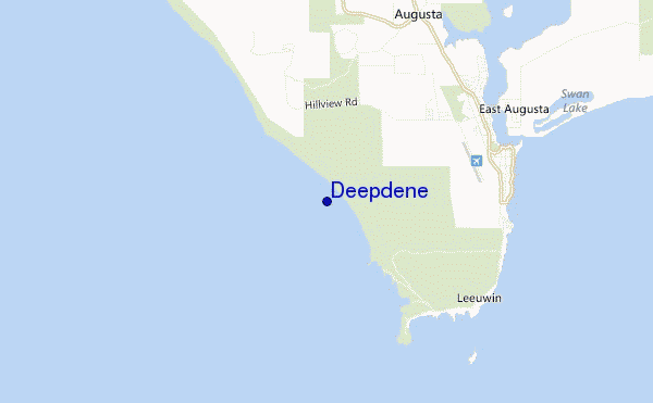 mappa di localizzazione di Deepdene