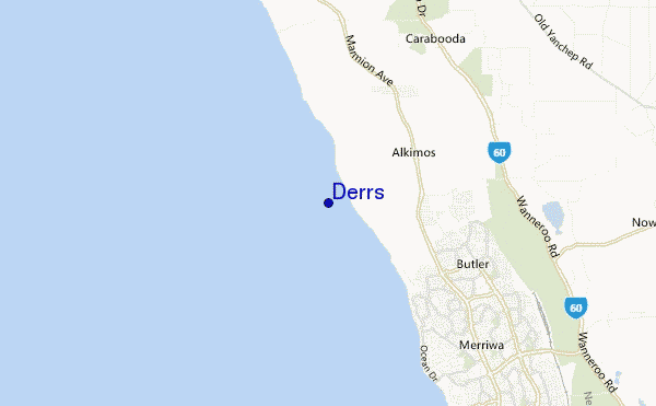 mappa di localizzazione di Derrs