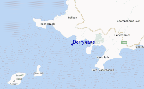 mappa di localizzazione di Derrynane