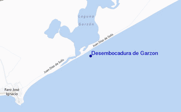 mappa di localizzazione di Desembocadura de Garzon