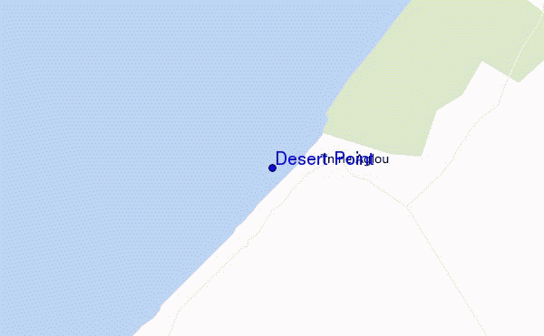mappa di localizzazione di Desert Point