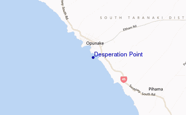 mappa di localizzazione di Desperation Point