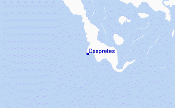 mappa di localizzazione di Despretes