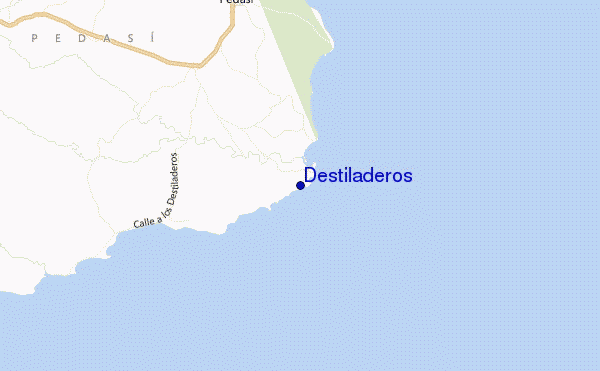mappa di localizzazione di Destiladeros