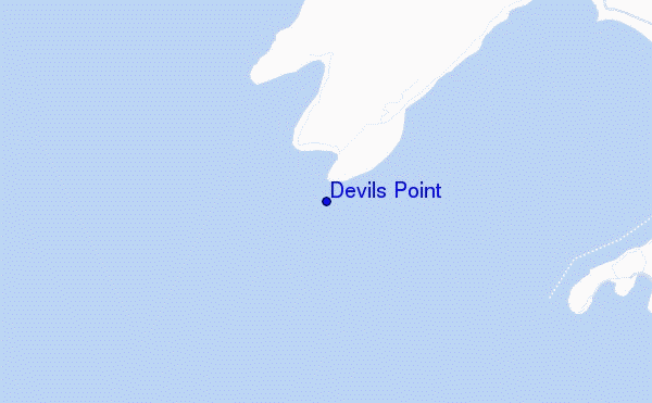 mappa di localizzazione di Devils Point