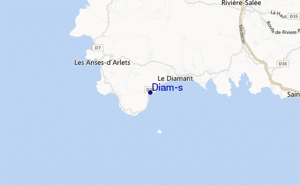 mappa di localizzazione di Diam's