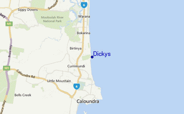 mappa di localizzazione di Dickys